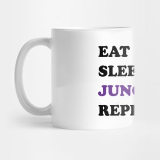 Eat sleep Jungkook repeat typography Mug